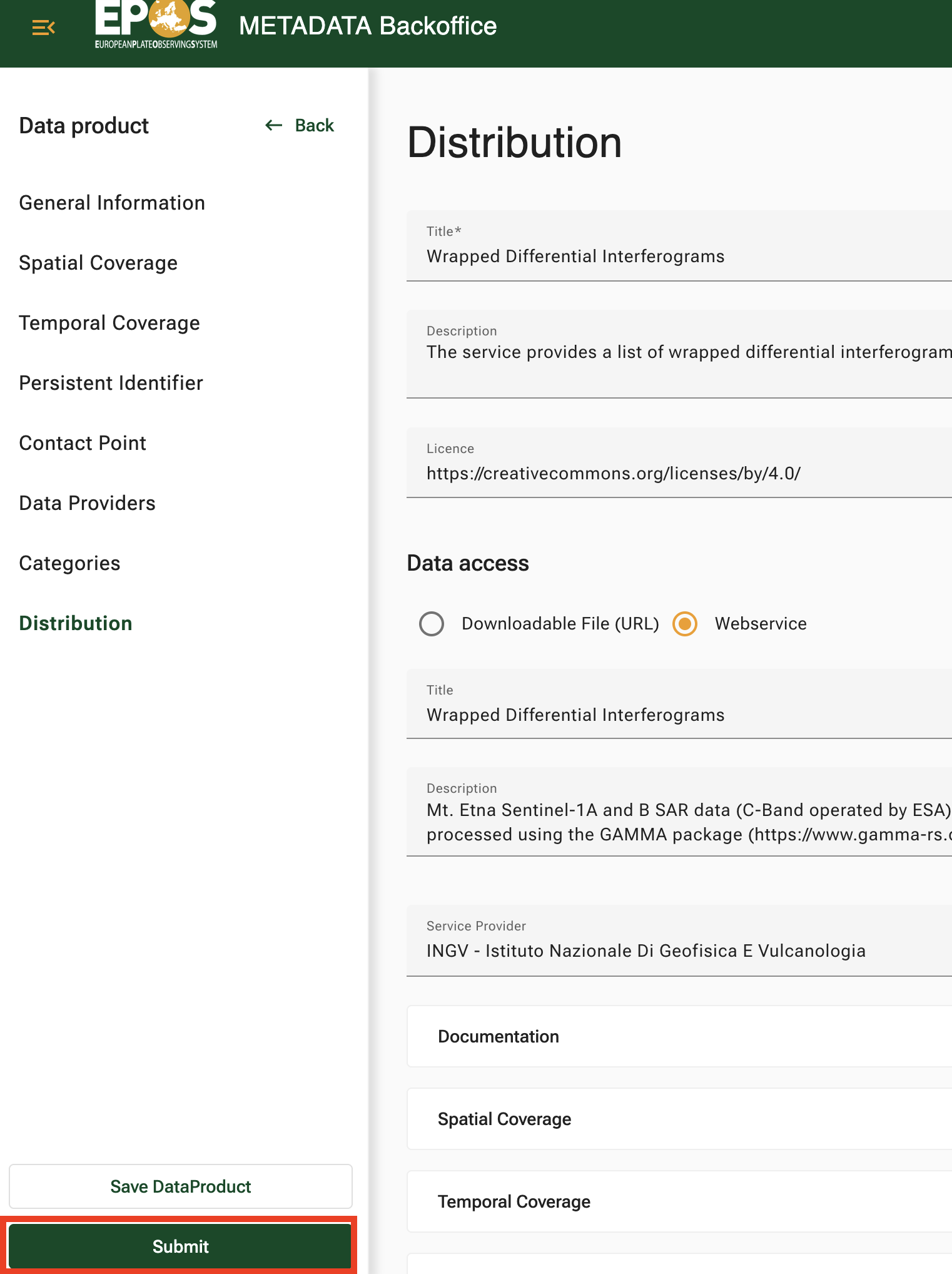Submit the draft when you are ready for review